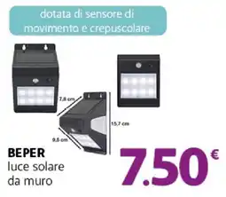 Famila Superstore BEPER luce solare da muro offerta