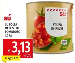Famila SÙ polpa in pezzi di pomodoro offerta