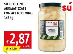 Famila Sù cipolline aromatizzate con aceto di vino offerta