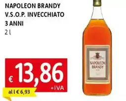 Famila Napoleon brandy v.s.o.p. invecchiato 3 anni offerta
