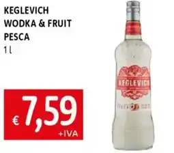 Famila Keglevich wodka & fruit pesca offerta
