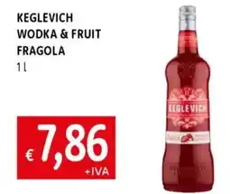 Famila Keglevich wodka & fruit fragola offerta