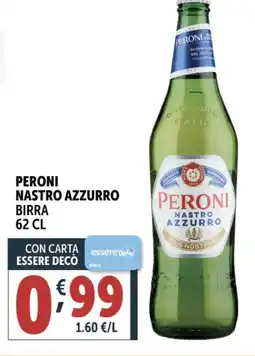 Deco Maxistore Peroni nastro azzurro birra offerta