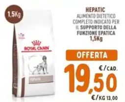 Pet Store Conad Hepatic alimento dietetico completo indicato per il supporto della funzione epatica offerta