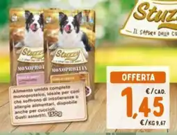 Pet Store Conad Stuzzy alimento umido completo monoproteico, ideale per cani che soffrono di intolleranze offerta