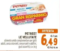 Pet Store Conad Petreet le vellutate offerta