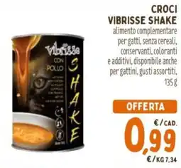 Pet Store Conad Croci vibrisse shake offerta