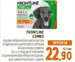 Pet Store Conad Frontline combo offerta