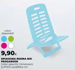 Unicoop Spiaggina resina rio progarden offerta