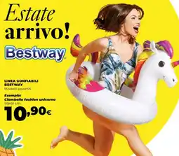 Unicoop Linea gonfiabili ciambella fashion unicorno BESTWAY offerta