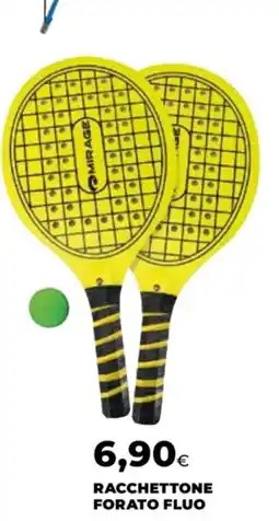 Unicoop Racchettone forato fluo offerta