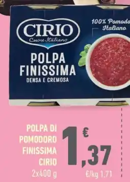 Conad City Polpa di pomodoro finissima CIRIO offerta