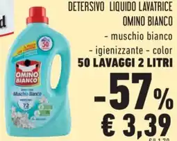 Conad City Detersivo liquido lavatrice OMINO BIANCO offerta