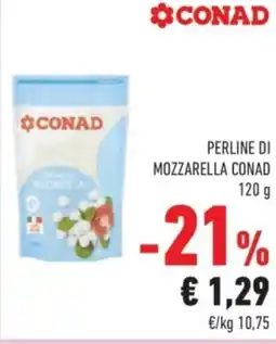 Conad City Perline di mozzarella CONAD offerta