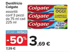Carrefour Dentifricio Colgate offerta