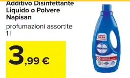 Carrefour Additivo Disinfettante Liquido o Polvere Napisan offerta
