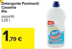 Carrefour Detergente Pavimenti Casamia Rio offerta