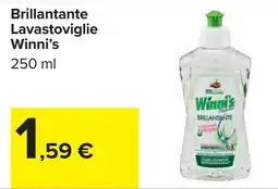 Carrefour Brillantante Lavastoviglie Winni's offerta