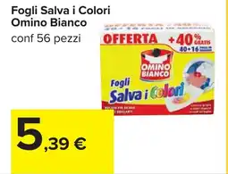 Carrefour Fogli Salva i Colori Omino Bianco offerta