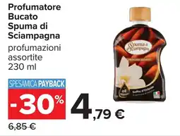 Carrefour Profumatore Bucato Spuma di Sciampagna offerta