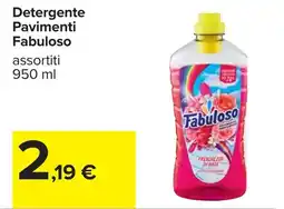 Carrefour Detergente Pavimenti Fabuloso offerta