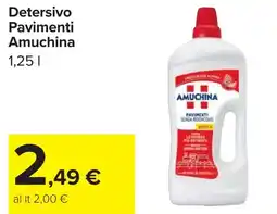 Carrefour Detersivo Pavimenti Amuchina offerta