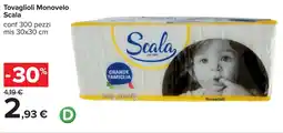 Carrefour Tovaglioli Monovelo Scala offerta