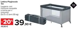 Carrefour Lettino Pieghevole Tex offerta