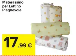 Carrefour Materassino per Lettino Pieghevole offerta