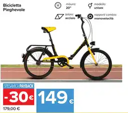 Carrefour Bicicletta Pieghevole offerta