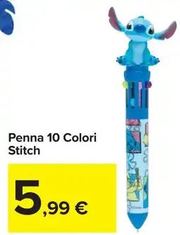 Carrefour Penna 10 Colori Stitch offerta
