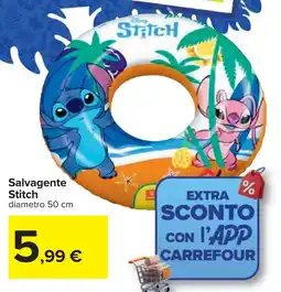 Carrefour Salvagente Stitch offerta