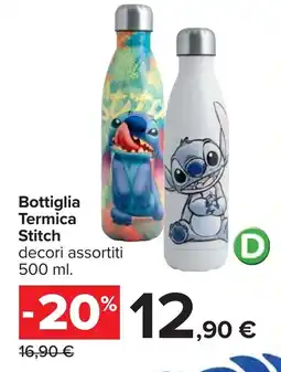 Carrefour Bottiglia Termica Stitch offerta