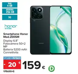 Carrefour Smartphone Honor Mod.200SM offerta
