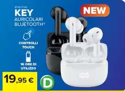 Carrefour Key auricolari bluetooth offerta