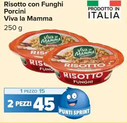 Carrefour Risotto con Funghi Porcini Viva la Mamma offerta