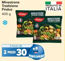 Carrefour Minestrone Tradizione Findus offerta