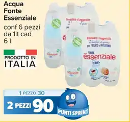 Carrefour Acqua Fonte Essenziale offerta