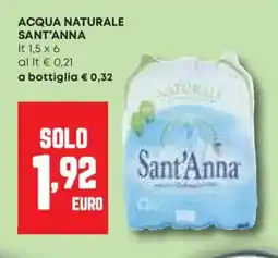 Pam Acqua naturale SANT'ANNA offerta