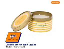 Action Candela profumata in lattina offerta