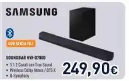 Unieuro SAMSUNG SOUNDBAR HW-Q700D offerta