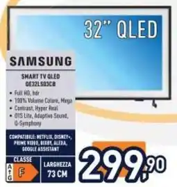 Unieuro Samsung 32 QLED offerta