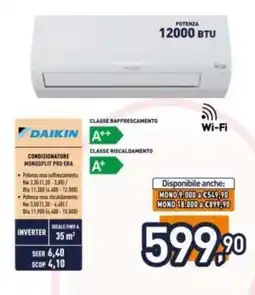 Unieuro Condizionatore Monosplit Pro Era Daikin offerta