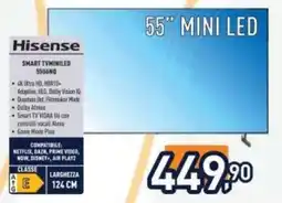 Unieuro Hisense 55 Mini LED offerta