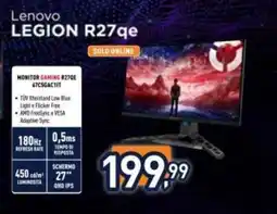 Unieuro Lenovo LEGION R27qe offerta