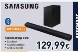 Unieuro SAMSUNG SOUNDBAR HW-C450 offerta