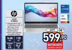 Unieuro HP LAPTOP 15-fd0047nl offerta