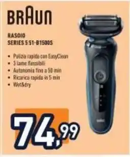 Unieuro BRAUN RASOIO SERIES 5 51-B1500S offerta