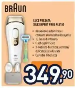 Unieuro Braun Luce Pulsata Silk Expert Pro5 PL5152 offerta