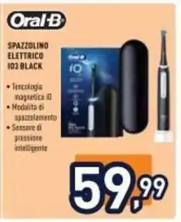 Unieuro Oral-B Spazzolino Elettrico iO3 Black offerta